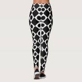 Leggings Mod Retro 60s Noir (Dos)