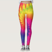 Leggings Mode arc-en-ciel Cool Tie Dye (Devant)