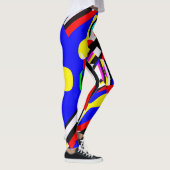 Leggings Mode audacieuse géométrique d'impression de formes (Droite)