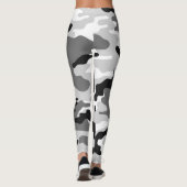 Leggings Mode Black White and Grey Army (Dos)