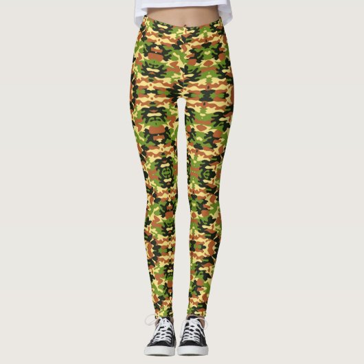 Leggings Mode Camouflage (Devant)
