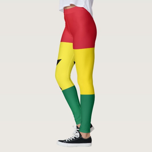 Leggings Mode Cool du drapeau du Ghana (Gauche)