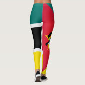 Leggings Mode Cool du drapeau du Mozambique (Dos)