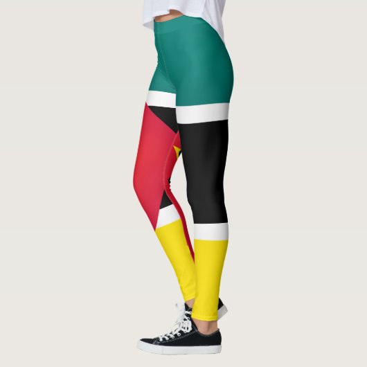 Leggings Mode Cool du drapeau du Mozambique (Gauche)