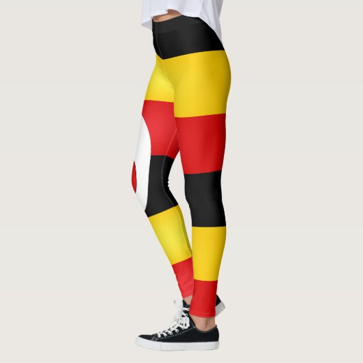Leggings Mode Cool du drapeau ougandais (Gauche)