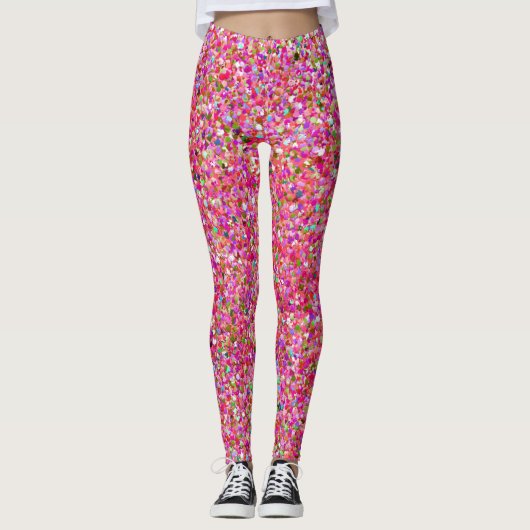 Leggings Mode de Parties scintillant Grit Multicolor #5 (Devant)