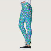 Leggings Mode de Parties scintillant Grit Multicolor #7 (Gauche)