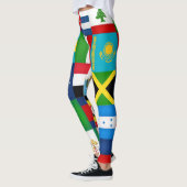 Leggings Mode des drapeaux du monde Cool (Gauche)