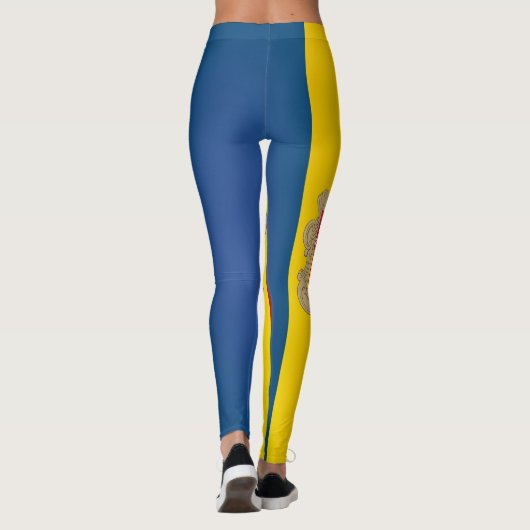 Leggings Mode drapeau d'Andorre cool (Dos)