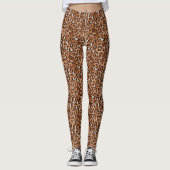 Leggings Mode, Fierce, Brown, Blanc & Black Leopard (Devant)