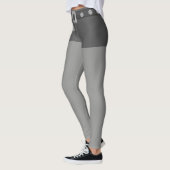 Leggings Mode Gris et Argent (Gauche)