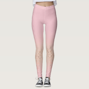Leggings mode moderne rose