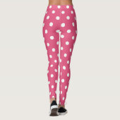 Leggings Mode Motif Retro Chic Rose (Dos)