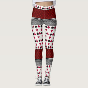 Leggings mode noir et rouge pour la jeunesse jeu p