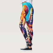 Leggings Mode Octopus coloré (Gauche)