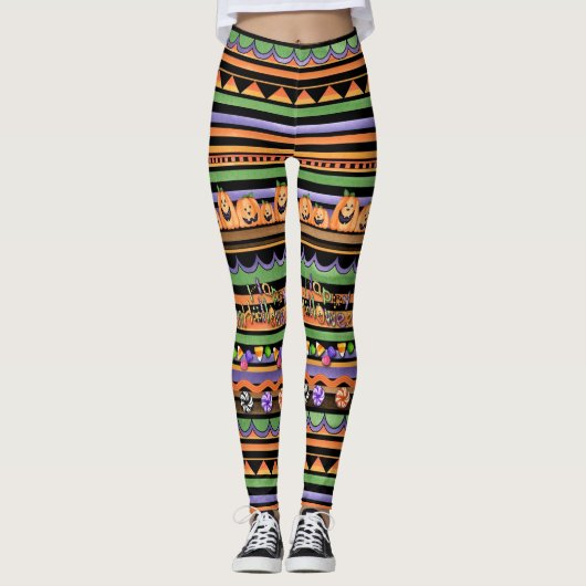 Leggings Mode Pop Halloween (Voorkant)