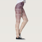 Leggings Mode rose de très bon goût de plaid (Droite)