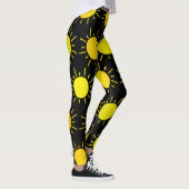 Leggings Mode Soleil Jaune Heureux (Droite)
