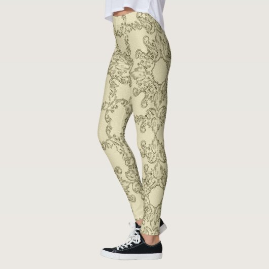 Leggings modèle baroque de grange (Gauche)