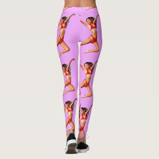 Leggings Modèle Bikini de danse Thunder_Cove (Dos)