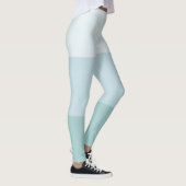 Leggings Modèle bleu vert moderne couleur pastel élégant (Droite)
