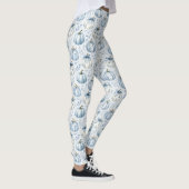 Leggings Modèle de citrouille bleu clair - Légendes (Droite)