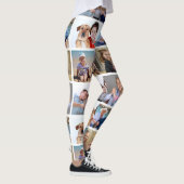Leggings Modèle de collage photo multiple personnalisé (Droite)