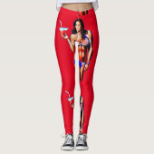 Leggings Modèle de conditionnement physique en bikini patri (Devant)