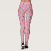 Leggings Modèle de cône de glace rose (Dos)