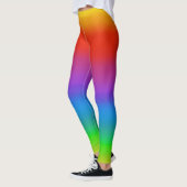 Leggings Modèle de couleurs de la poussière (Gauche)