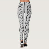 Leggings Modèle de crâne grippé (Dos)