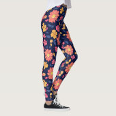 Leggings Modèle de fleur rétro (Droite)