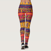 Leggings Modèle de folklore du Sud (Dos)