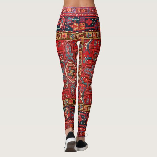 Leggings Modèle de tapis persan traditionnel (Dos)