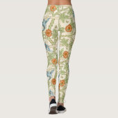 Leggings Modèle de treillis sans couture de William Morris (Dos)