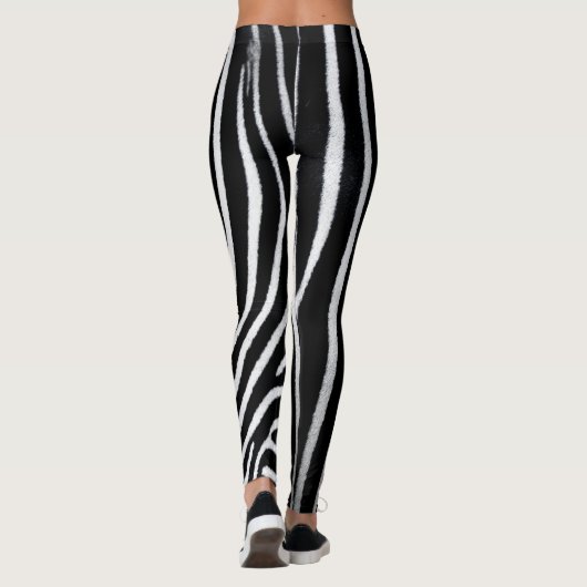 Leggings Modèle de Zebra (Dos)