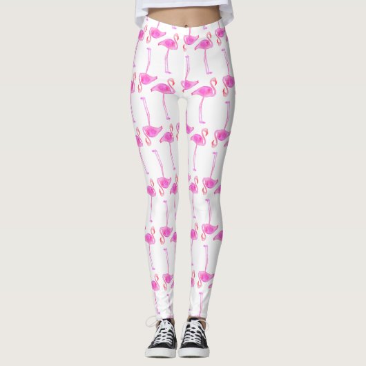 Leggings Modèle flamant rose 2 (Devant)