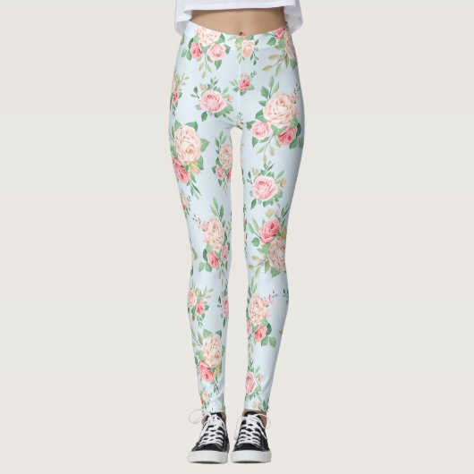 Leggings Modèle floral (Devant)