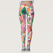 Leggings Modèle floral (Devant)