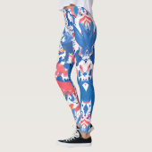 Leggings Modèle floral Abstrait (Gauche)
