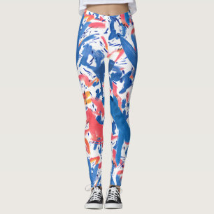 Leggings Modèle floral Abstrait