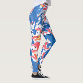Leggings Modèle floral Abstrait (Droite)