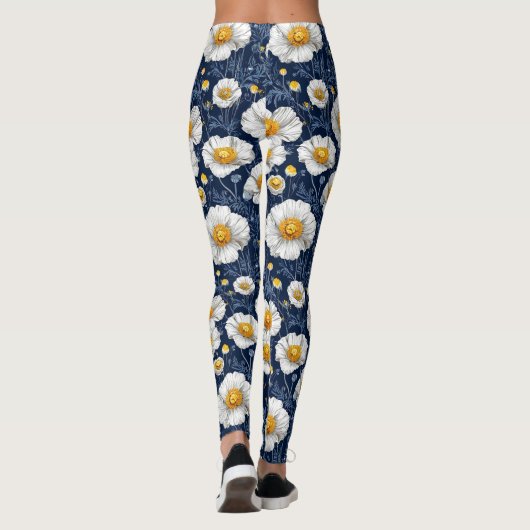 Leggings Modèle floral actif (Dos)