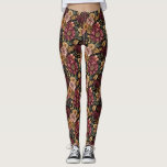 Leggings Modèle floral Bourgogne<br><div class="desc">Ajoutez une touche d'élégance à votre garde-robe avec ces leggings aux motifs floraux bordeaux. Parfaits pour des sorties décontractées, des séances d'entraînement ou des séances de détente, ils offrent à la fois style et confort. Idéal pour apparier avec vos toits préférés ou ranger sous des robes pour un look chic....</div>