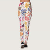 Leggings Modèle floral coloré (Dos)