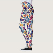 Leggings Modèle floral coloré (Gauche)