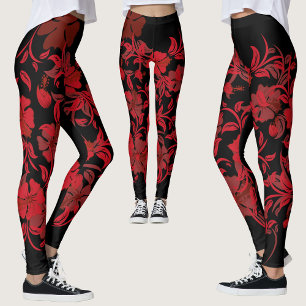 Leggings Modèle floral coloré