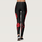 Leggings Modèle floral coloré (Dos)
