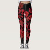 Leggings Modèle floral coloré (Devant)