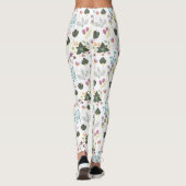 Leggings Modèle floral cool (Dos)